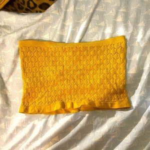 Knit tube top